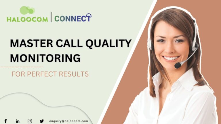 Master Call Quality Monitoring